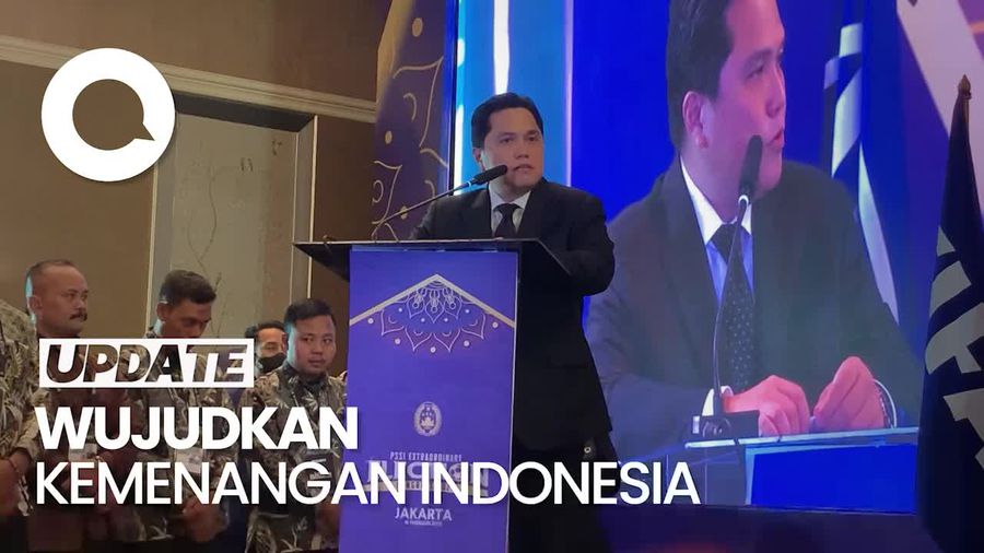 Erick Thohir: Ayo Rajut Sepakbola Kita dengan Cinta