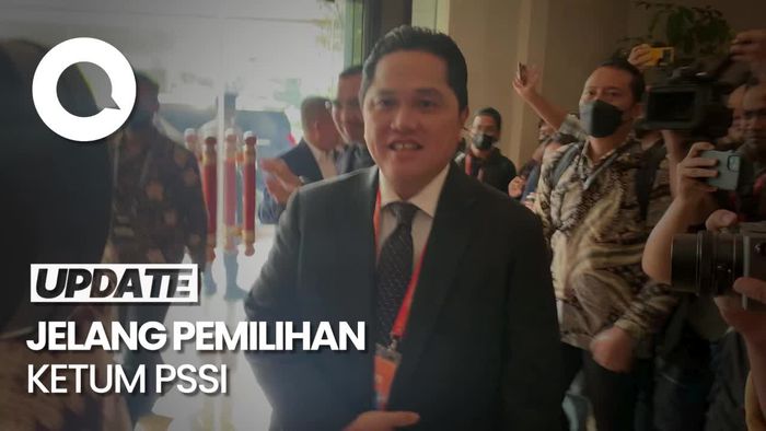 Erick Thohir Tiba di Kongres Luar Biasa PSSI