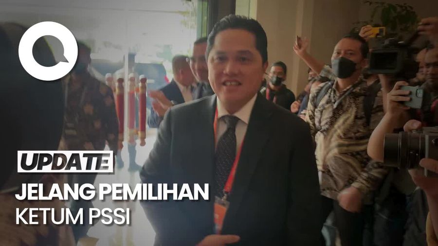 Erick Thohir Tiba di Kongres Luar Biasa PSSI