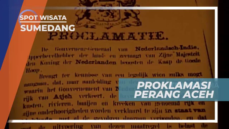 Proklamasi Perang Kerajaan Aceh Melawan Hindia Belanda, Sumedang