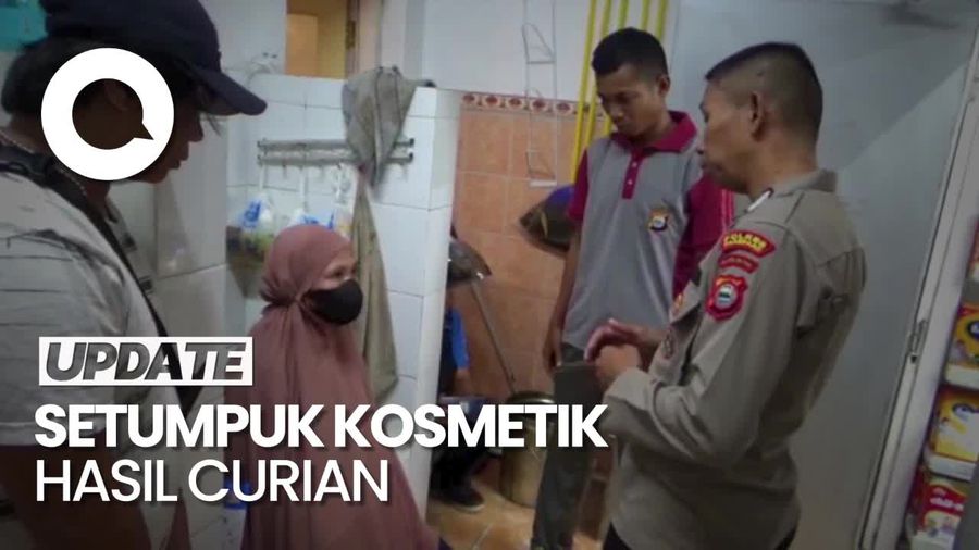 Wanita di Parepare Curi Puluhan Kosmetik, Disembunyikan Dibalik Kerudung