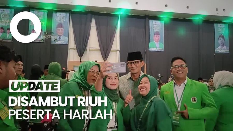 Mardiono Sapa Sandi di Harlah ke-50 PPP: Enak Kalau Beliau Hadir