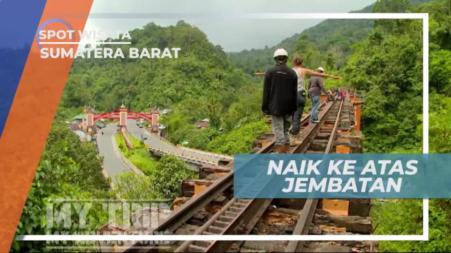 Melihat Situasi Pekerja di Jembatan Marga Yasa, Sumatera Barat