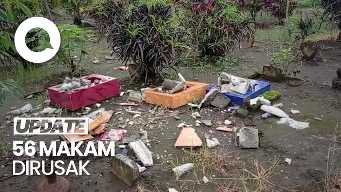 Kata Juru Kunci soal Nisan Makam Dirusak-Ancaman dari Munkar-Nakir