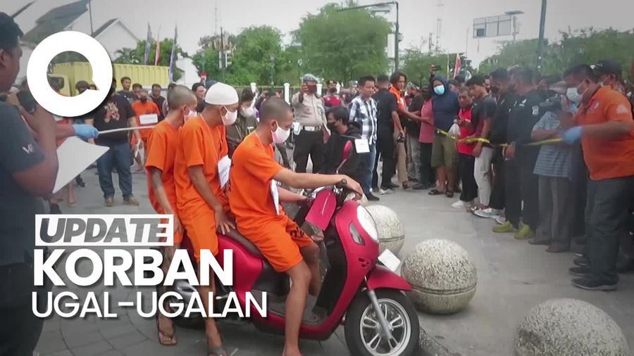 Rekonstruksi Pembacokan Titik Nol Jogja, 15 Adegan Diperagaka