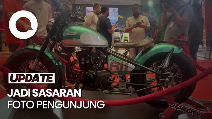 Wujud Motor Custom Jokowi Mejeng di IIMS 2023