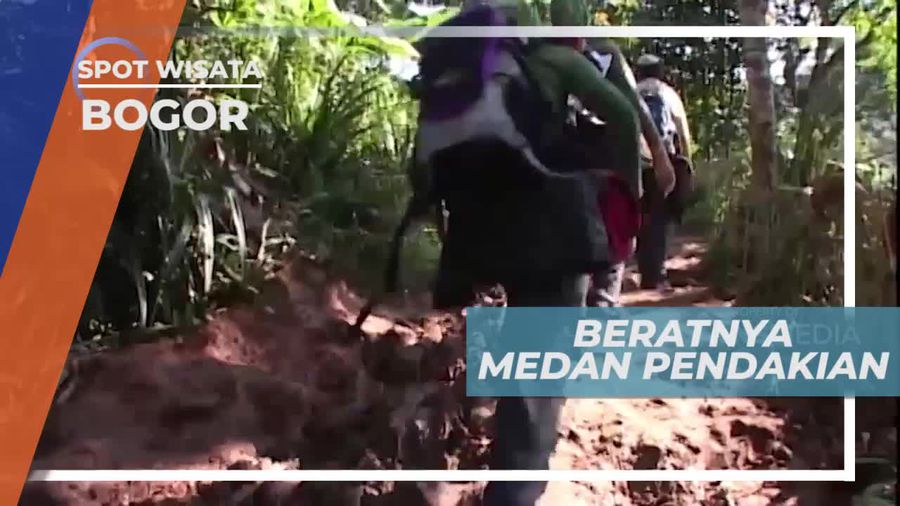 Melintasi Medan Pendakian Sulit di Gunung Munara Bogor