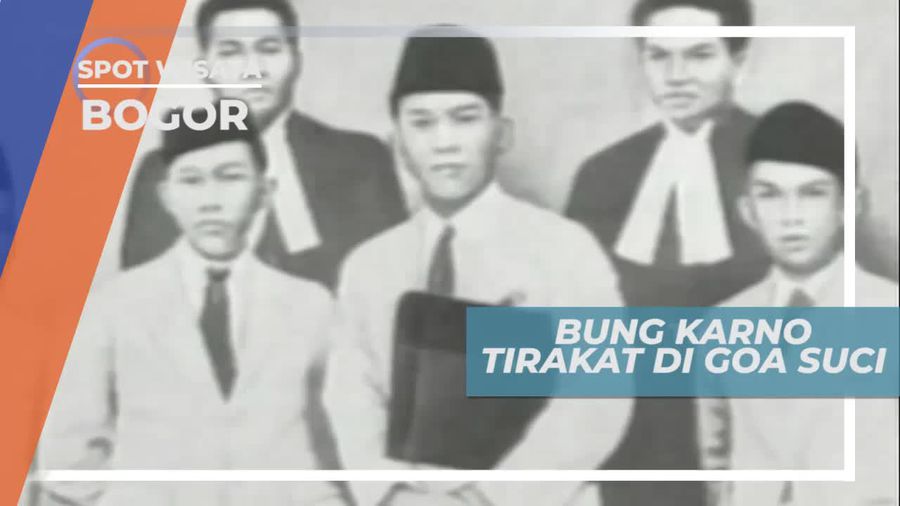 Goa Suci, Lokasi Tirakat Bung Karno dan Sultan Hasanuddin, Bogor