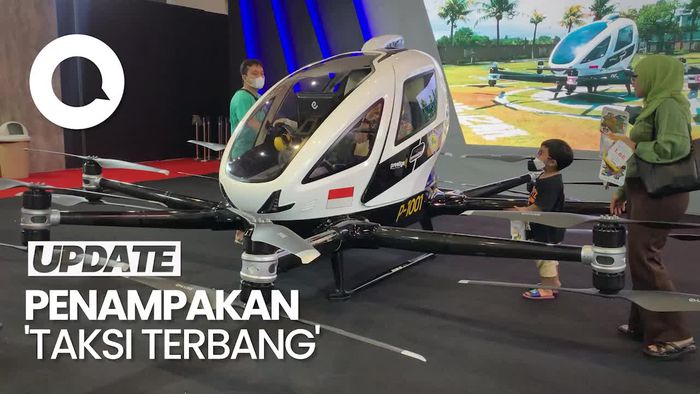 Melihat Lebih Dekat Taksi Terbang Prestige EHang 216 di IIMS 2023