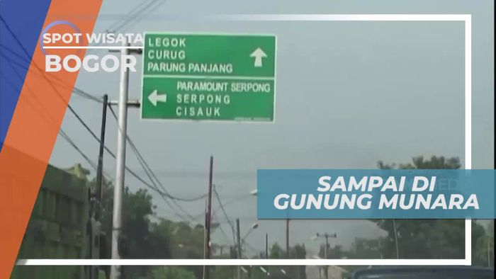 Munara, Gunung Dengan Ketinggian 500 Meter di Bogor