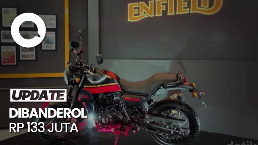 Garang! Motor Sultan Royal Enfield Scram 411 Mejeng di IIMS 2023