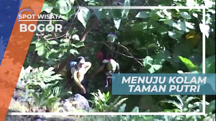 Gunung Munara Bogor, Perjalanan Menuju Kolam Taman Putri