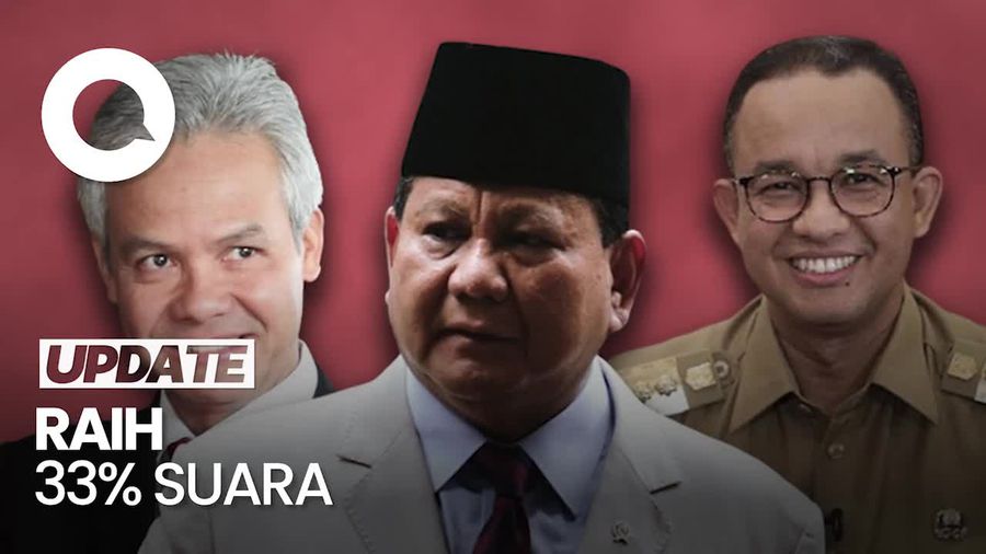 Survei Capres SPIN, Elektabilitas Prabowo di Atas Ganjar-Anies