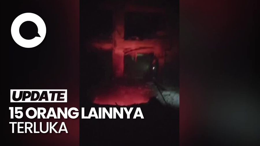 Bangunan di Damaskus Suriah Hancur Kena Rudal Israel, 5 Orang Tewas