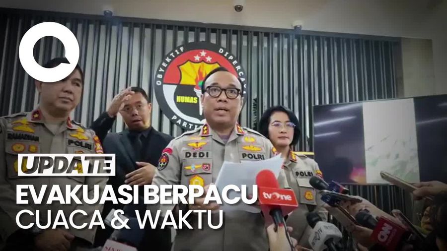 Polri: Kendala Utama Proses Evakuasi Kapolda Jambi Adalah Cuaca
