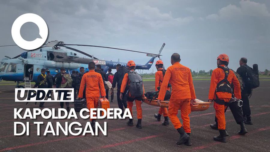 Kondisi Terkini Rombongan Kapolda Jambi Usai Kecelakaan Helikopter