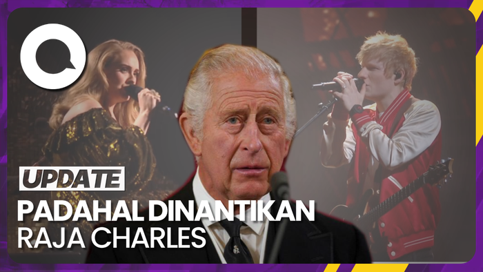 Adele dan Ed Sheeran Disebut Tolak Tampil di Penobatan Raja Charles