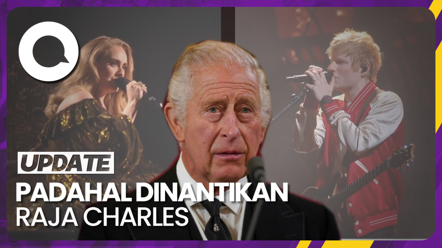 Adele dan Ed Sheeran Disebut Tolak Tampil di Penobatan Raja Charles