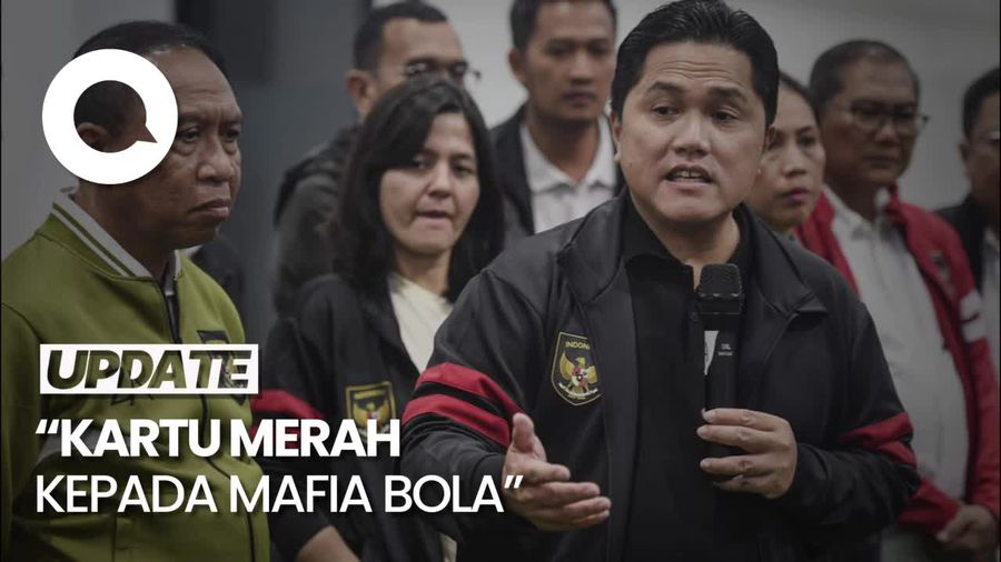 Langkah Tegas Erick Thohir Berantas Pengaturan Skor Sepak Bola