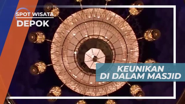 Memiliki Lukisan Langit yang Dapat Mengikuti Cuaca, Keunikan Masjid Kubah Emas Depok