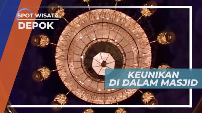 Memiliki Lukisan Langit yang Dapat Mengikuti Cuaca, Keunikan Masjid Kubah Emas Depok