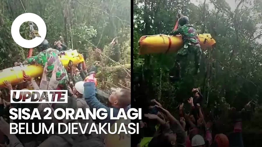Momen Kapolda Jambi Dievakuasi dari Lokasi Jatuhnya Heli