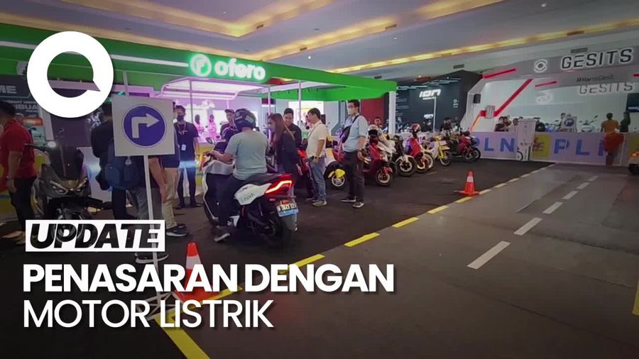 Test Ride Motor Listrik Dipadati Pengunjung IIMS 2023, Tertarik Beli? 