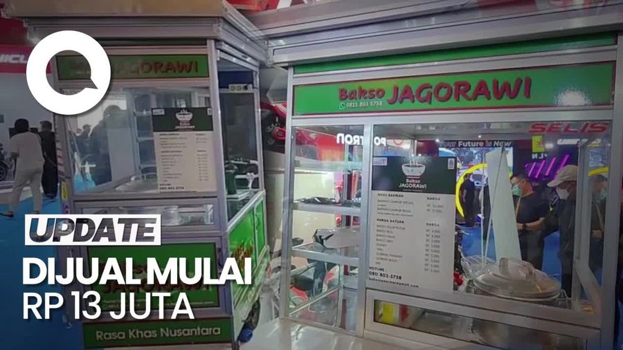 Keren! Ada Gerobak Sepeda Listrik Ini Mejeng di IIMS 2023