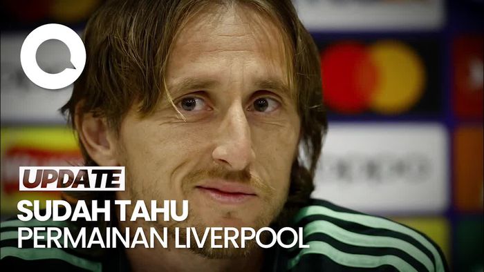 Hadapi Liverpool Dini Hari Nanti, Modric Santai