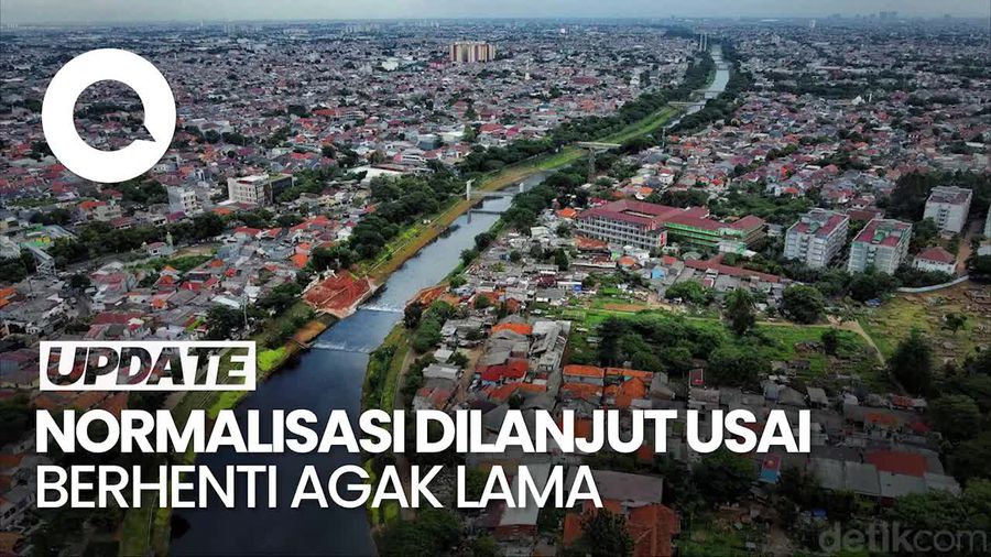 Jokowi soal Pembebasan Lahan Normalisasi Ciliwung: Simpel Kok