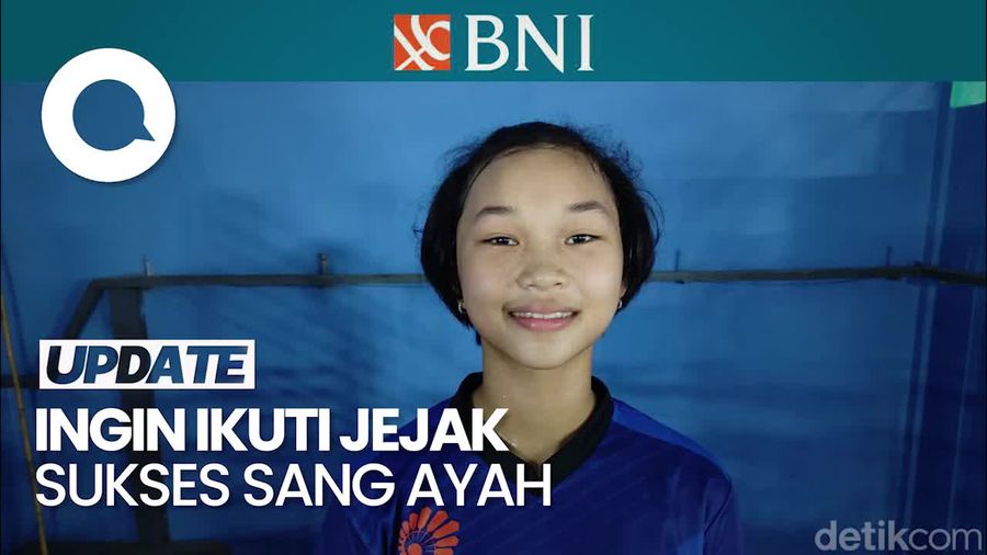 Aksi Divya, Putri Sony Dwi Kuncoro di BNI Sirnas B 2023 Batam