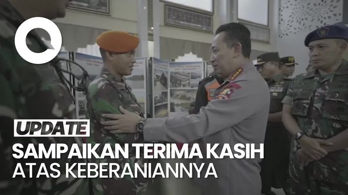 Apresiasi Kapolri ke Prajurit TNI Berputar yang Evakuasi Kapolda Jambi