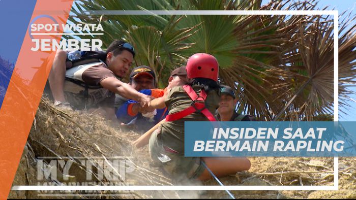 Pacu Adrenalin, Mencoba Sensasi Rapling Menuju Pantai Papuma, Jember
