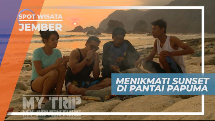 Menikmati Romantisme Senja Pantai Papuma yang Menakjubkan, Jember