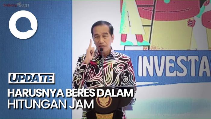 Gesture Jokowi Saat Tahu Izin Investasi di RI Berbulan-bulan