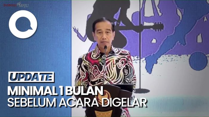Jokowi Perintahkan Kapolri Percepat Izin Acara Olahraga & Seni