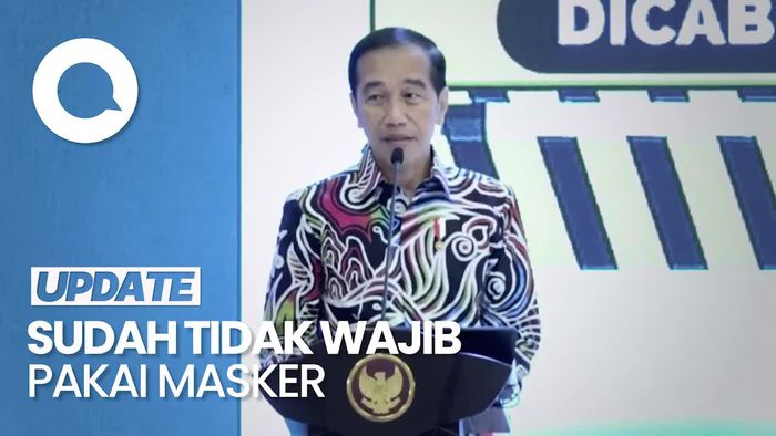 Jokowi: Tak Salah Jika Pakai Masker Dianggap Sakit, PPKM Sudah Dicabut