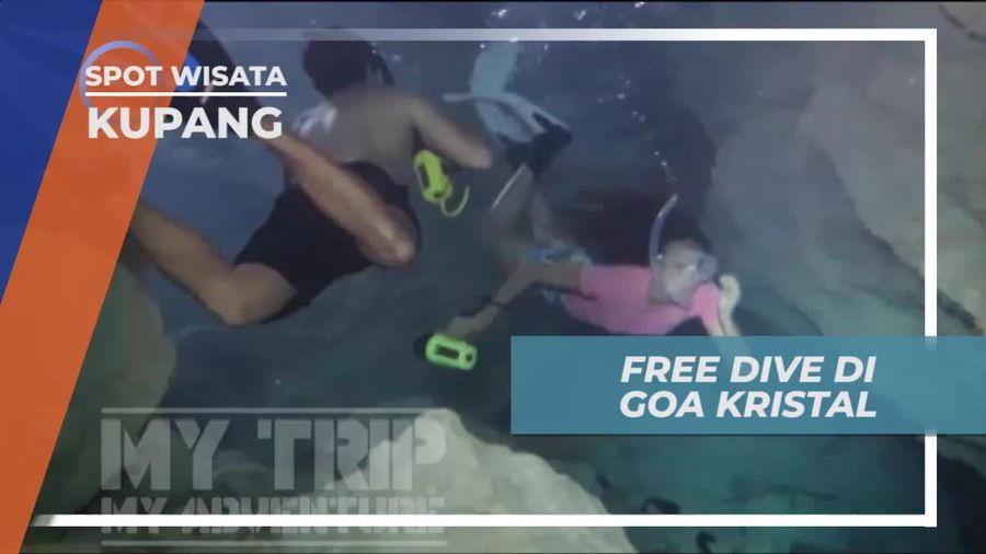 Free Dive di Goa Kristal, Menyapa Karang di Bawah Air