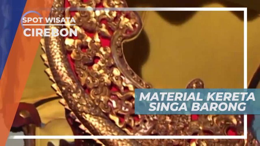 Kereta Singa Barong, Dibuat Dengan Bahan Kayu Laban, Cirebon