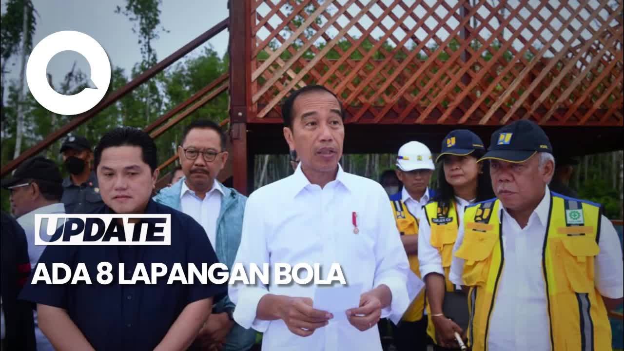 Wow! Jokowi Bangun Pusat Latihan Sepakbola Di IKN, Dana Dari FIFA