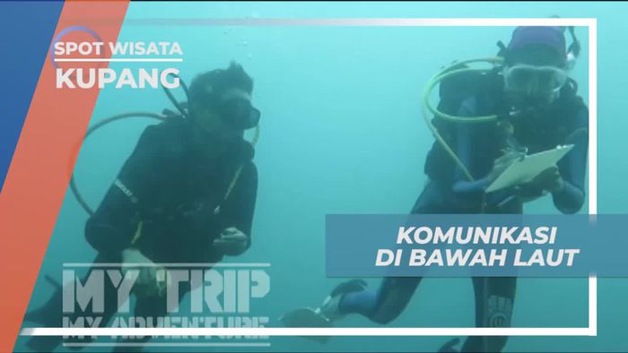 Papan Tulis Kecil, Media Komunikasi Bawah Laut, Kupang
