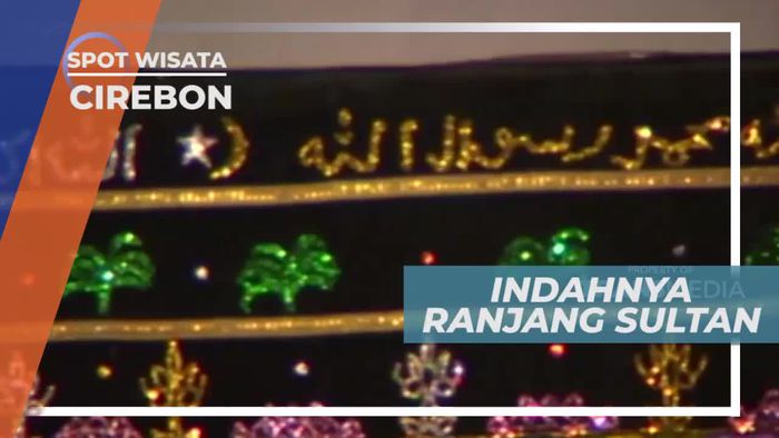 Keindahan Ranjang Sultan Berbalut Kelambu Warna-warni, Cirebon
