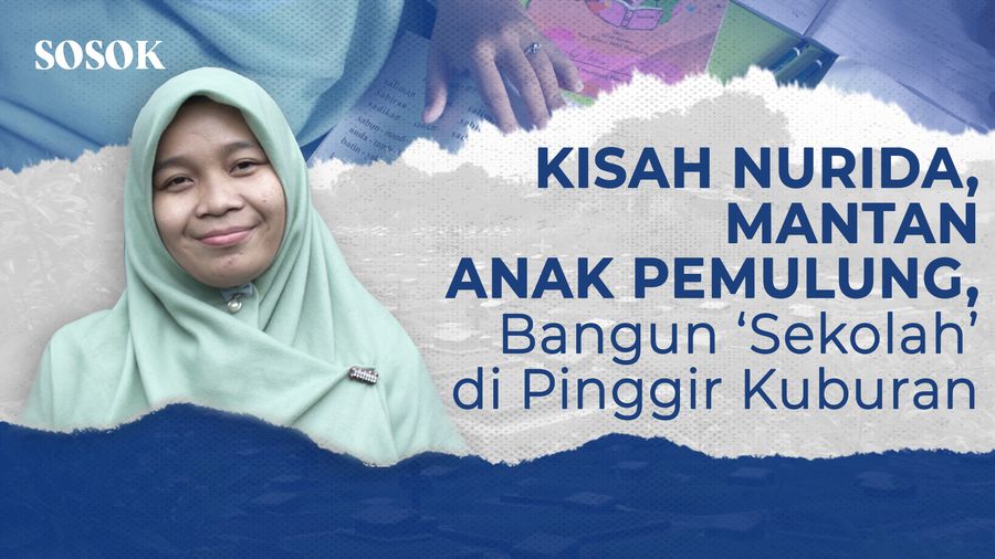 Guru Nurida, Dirikan Sekolah Gratis di Pinggir Kuburan 