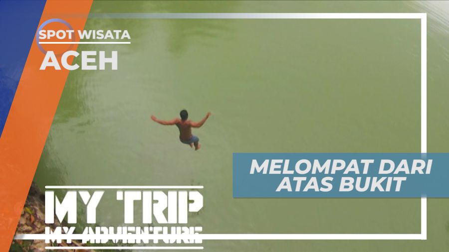 Serunya Pacu Adrenalin Melompat dari Atas Tebing, Aceh