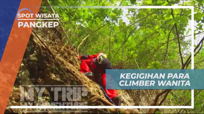 Melihat Kegigihan Para Climber Wanita, Pangkep
