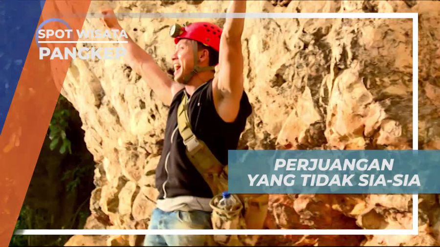 Perjuangan Yang Tidak Sia-sia, Sampai di Goa Kalibong Aloa, Pangkep