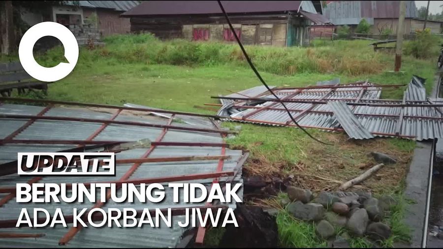Jejak Angin Kencang di Luwu Sulsel: Atap Terbang-Pohon Tiban Rumah