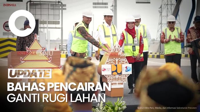Momen Jokowi Temui Warga yang Demo Usai Resmikan Tol Semarang-Demak