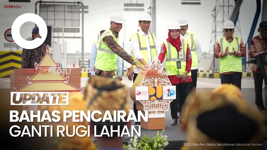 Momen Jokowi Temui Warga yang Demo Usai Resmikan Tol Semarang-Demak