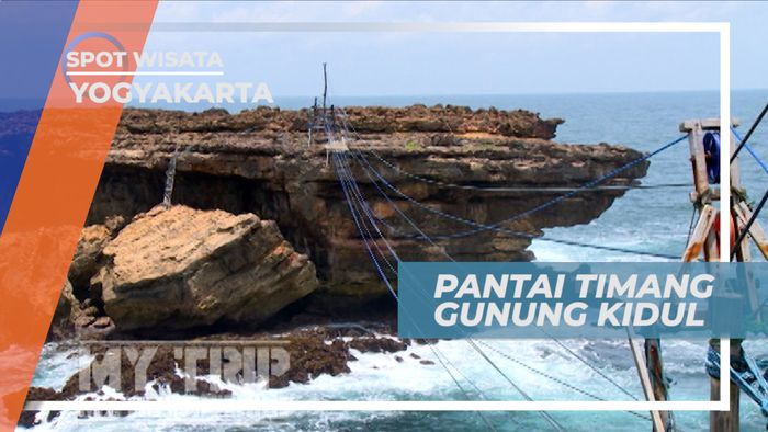 Mengunjungi Indahnya Pemandangan Pantai Timang di Gunung Kidul, Yogyakarta